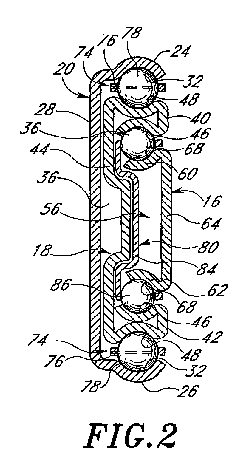 Controller for a quick disconnect slide assembly