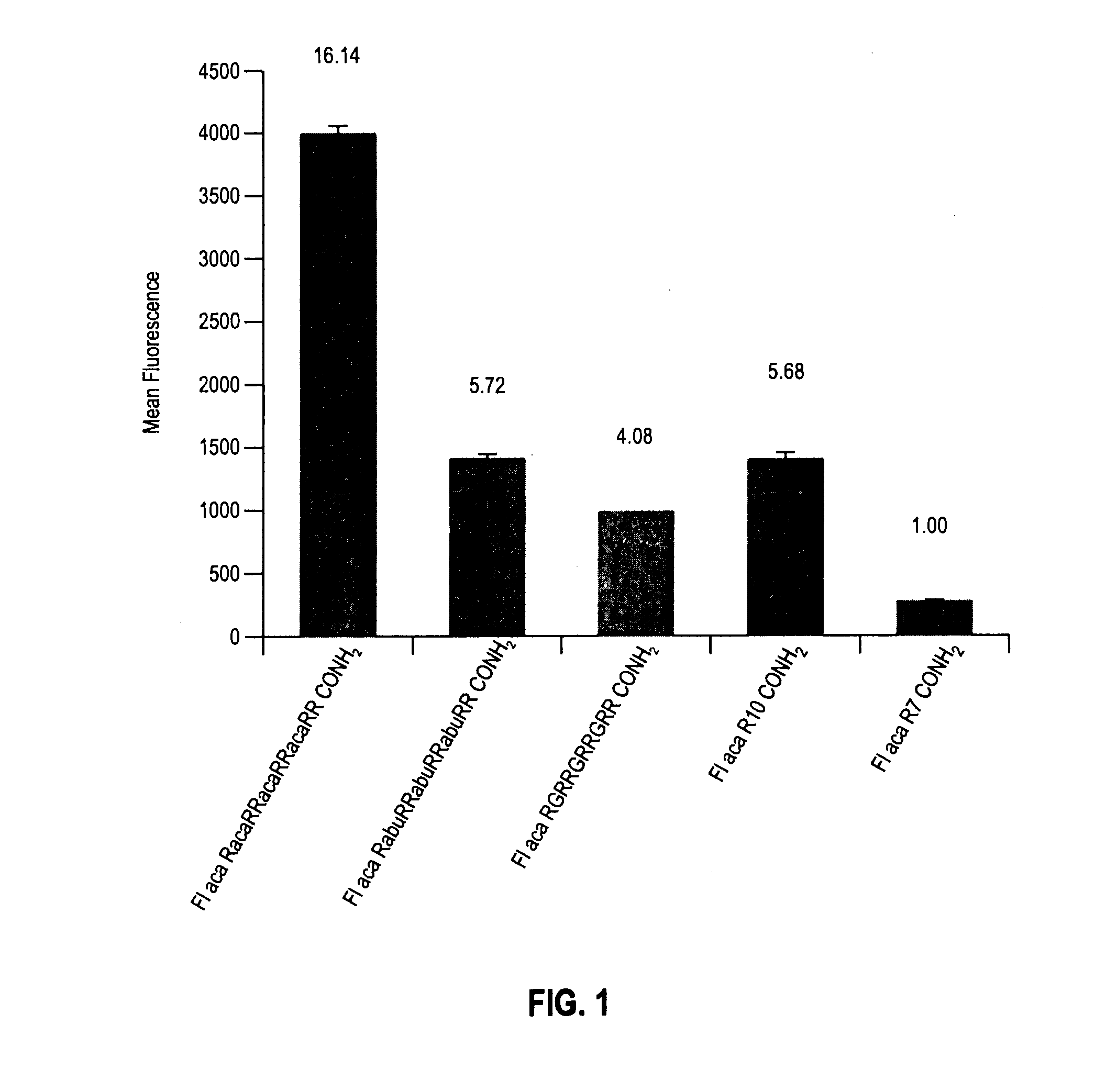 Transporters Comprising Spaced Arginine Moieties