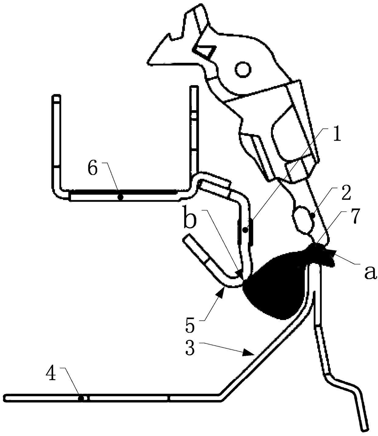 Arc striking and arc running structure