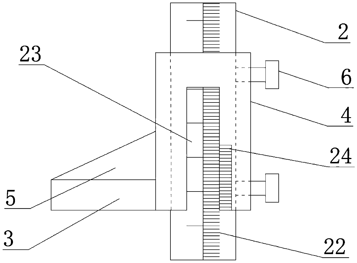 A device for detecting the thickness of a microcrystalline saw blade