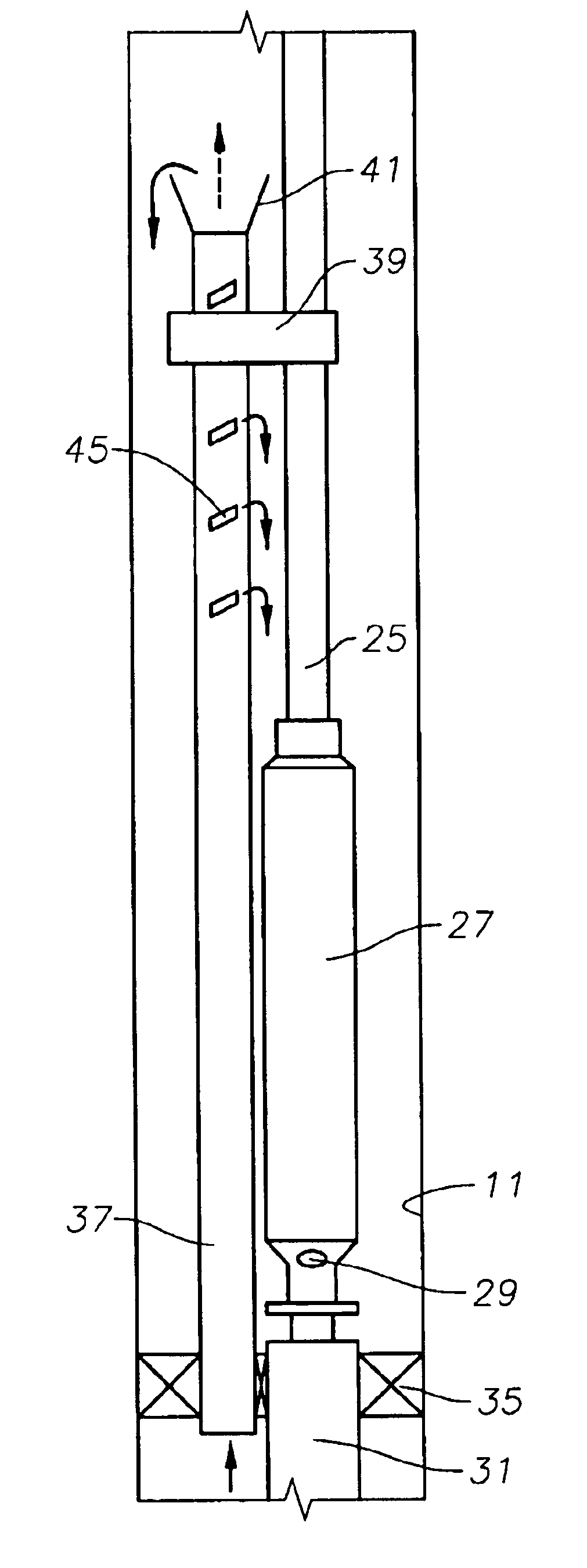 Riser pipe gas separator for well pump