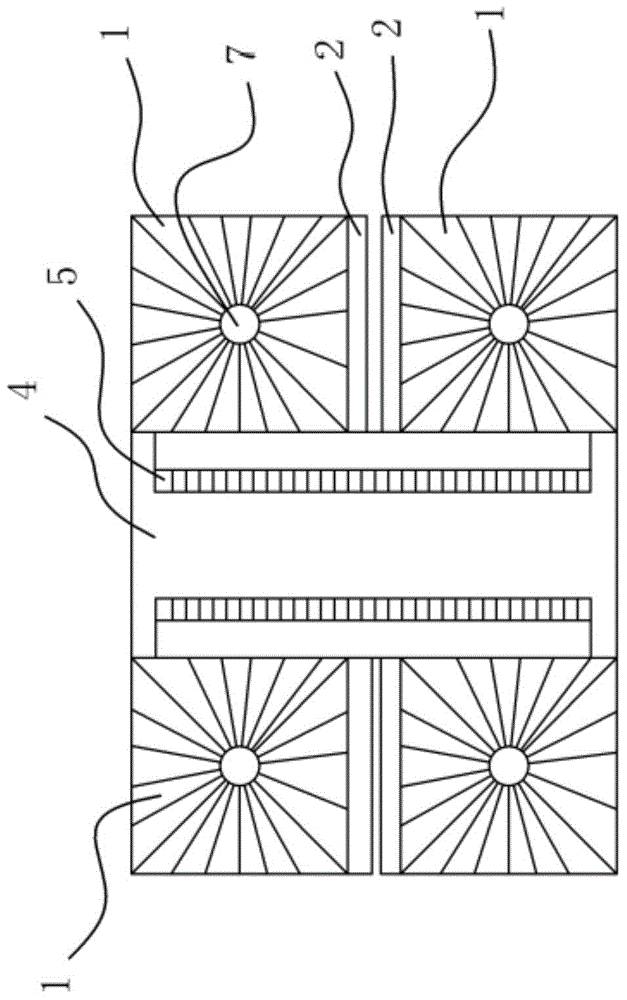 Shrimp and crab mixed breeding system for offshore breeding pool