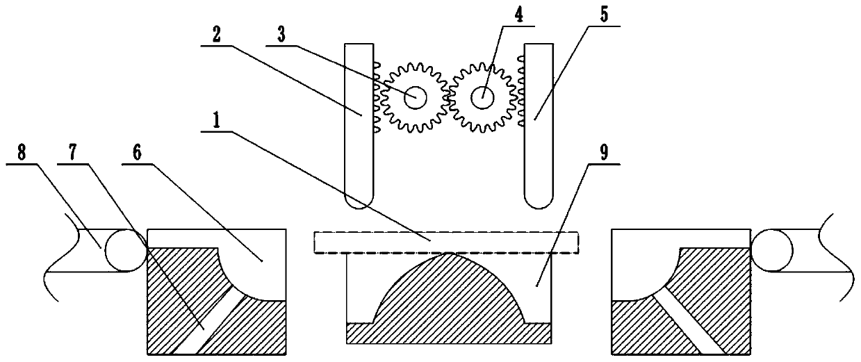 Exhaust pipe processing device