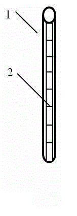 Clamped type compound pendulum with graduated scale