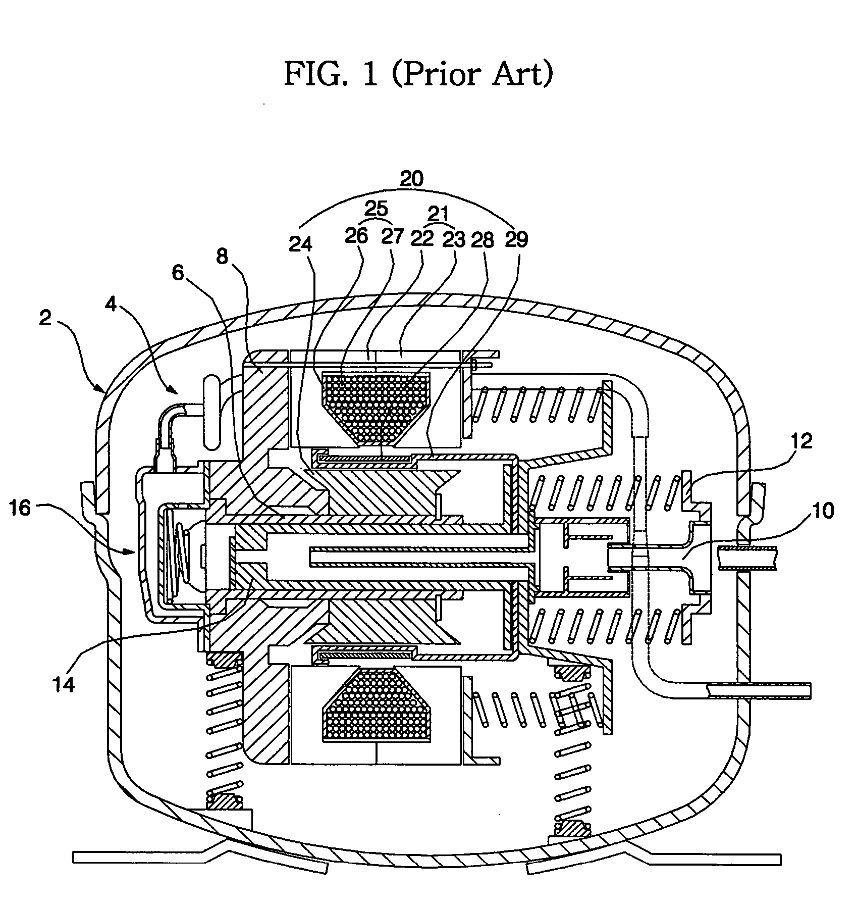 Stator of linear motor