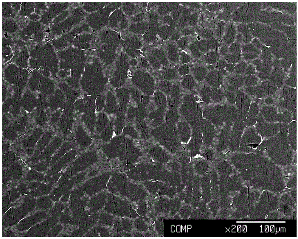 Low-cooling-rate-sensitivity high-nucleation-capability AlNbBRE refiner for cast aluminum alloy and preparation method of refiner