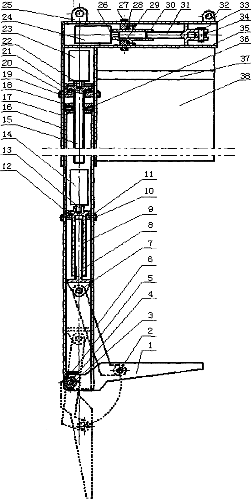 Small-diameter deep well rescuing device