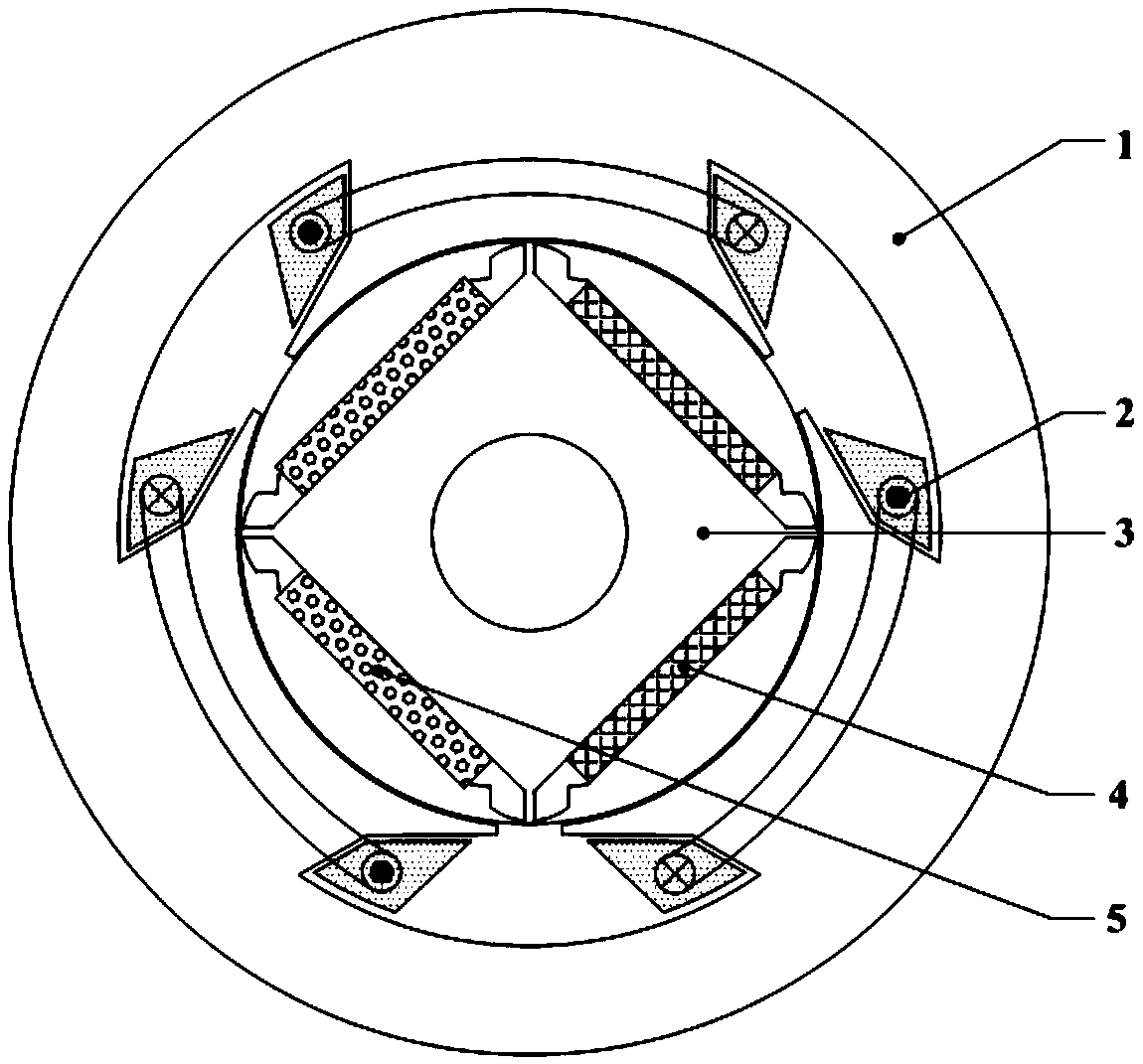 A Fractional Slot Concentrated Winding Pole-changing Memory Motor Without Changing the Winding Arrangement