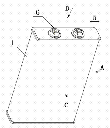 Explosion-proof lithium ion battery with low internal resistance and supercapacitor