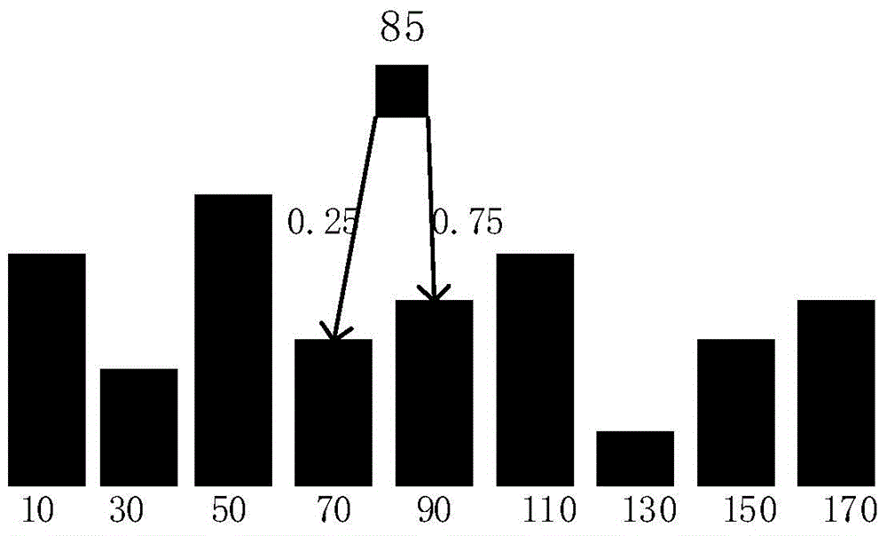 HOG (Histograms of Oriented Gradients) type quick feature extracting method