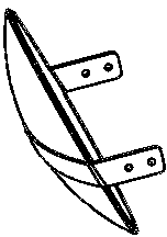 Portable double-offset-parabola antenna