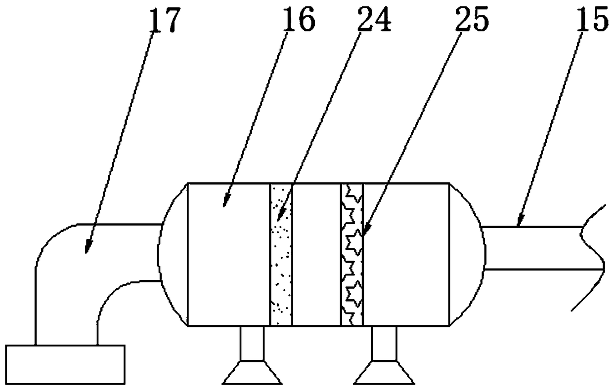 Excrement drying device for environmental protection in animal husbandry