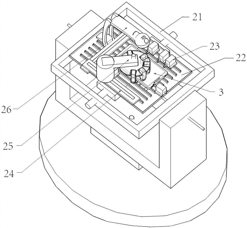 Remote test system for mobile equipment based on manipulator