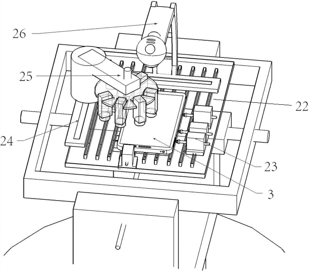 Remote test system for mobile equipment based on manipulator