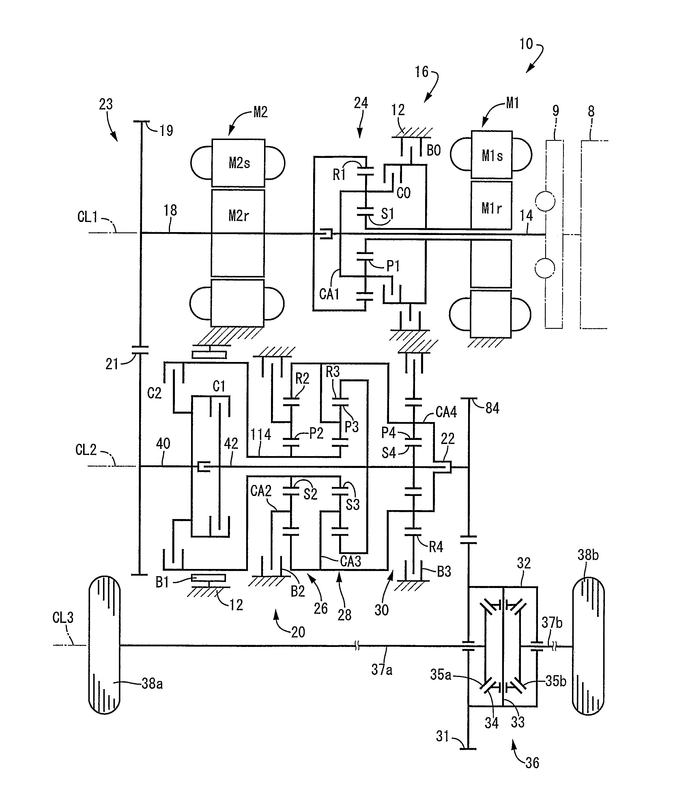 Vehicular drive system