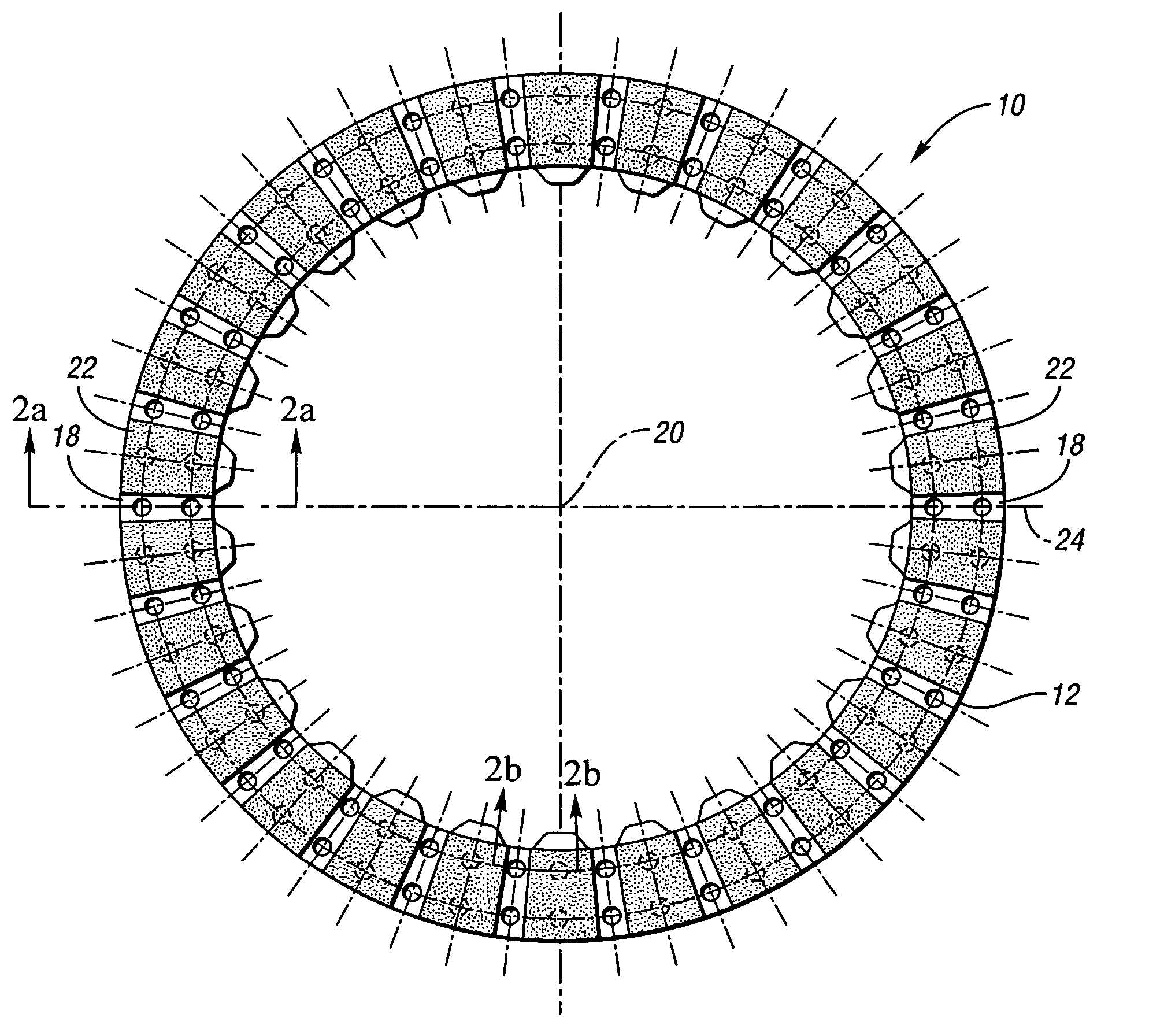 Wet clutch friction plate and method