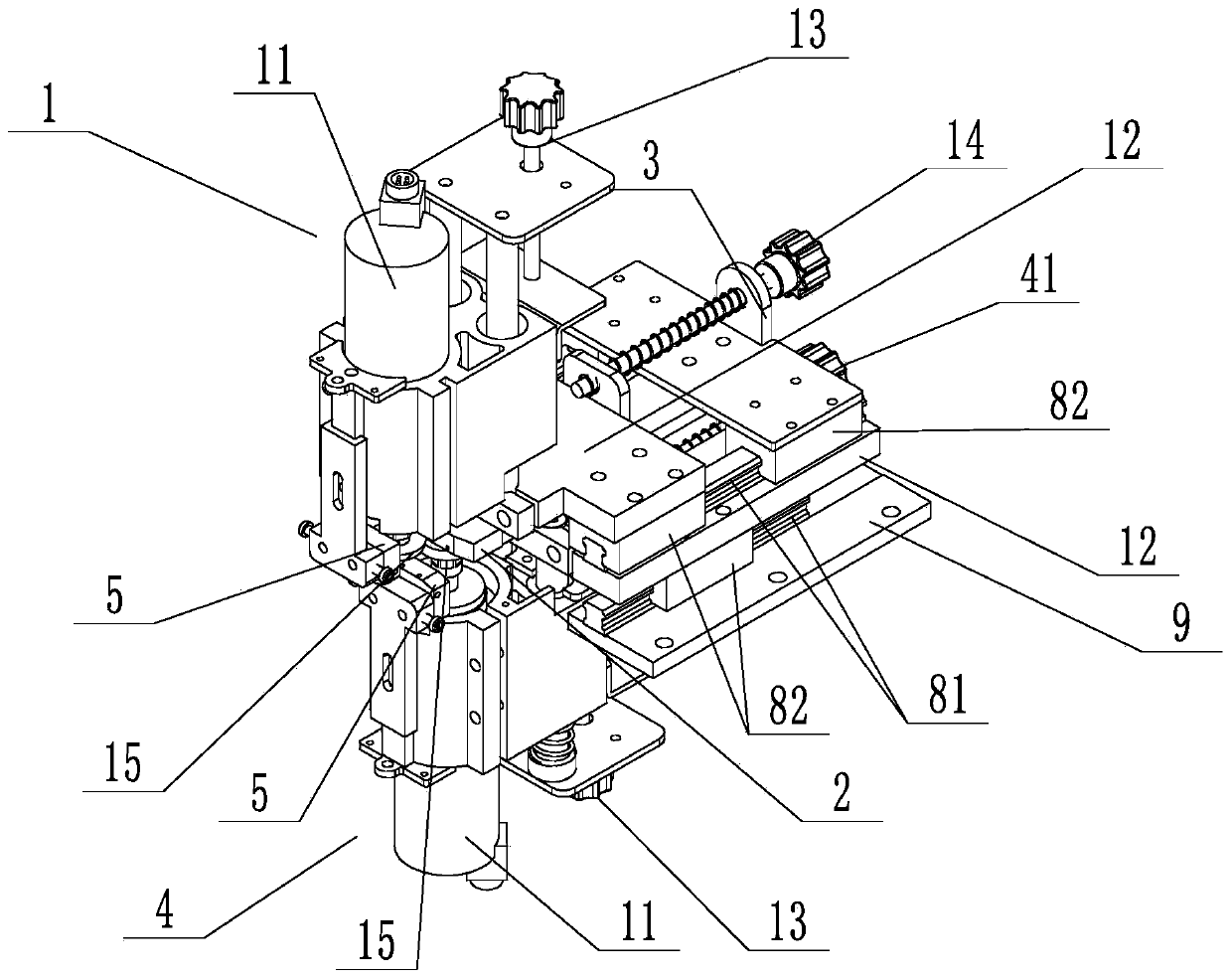 Trimming device for plate side edge sealing belt