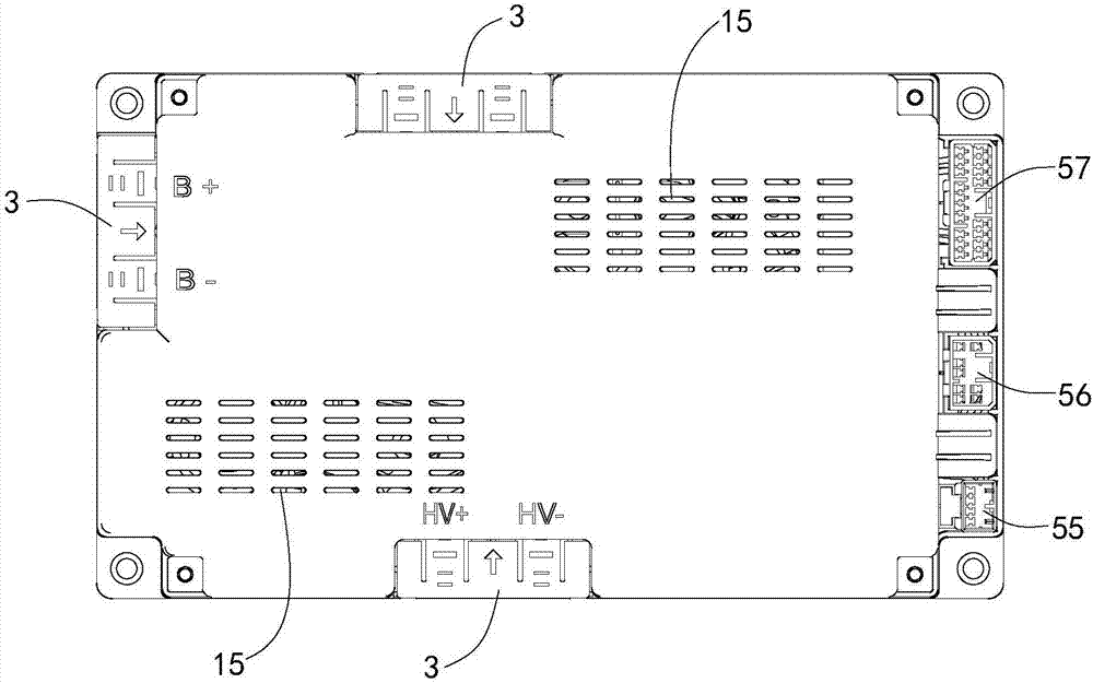 Integrated high-voltage electrical box for battery system