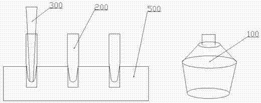 Peanut leaf organization grinding system for extracting DNA