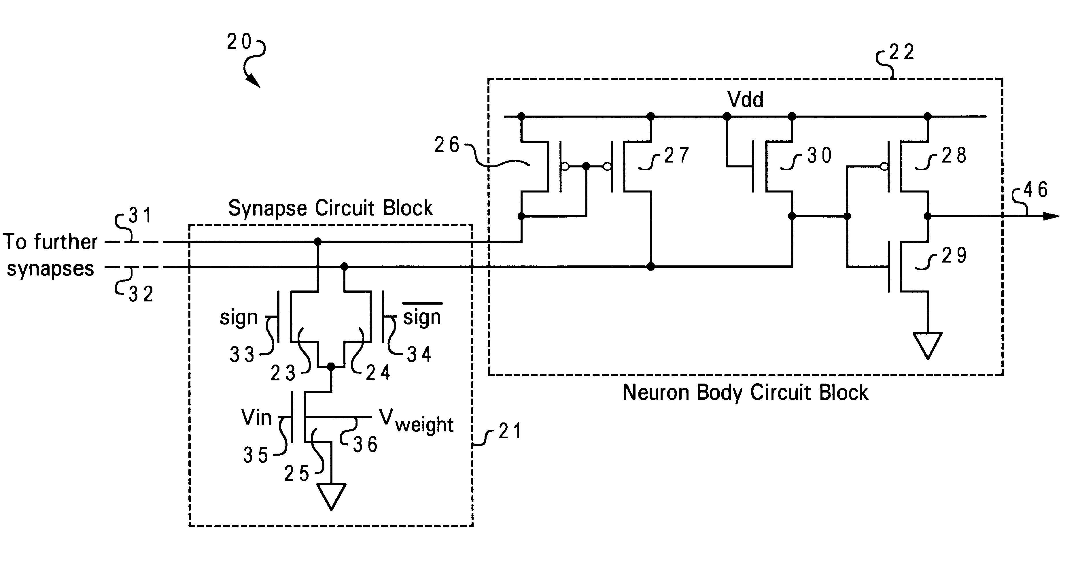 Neuron circuit