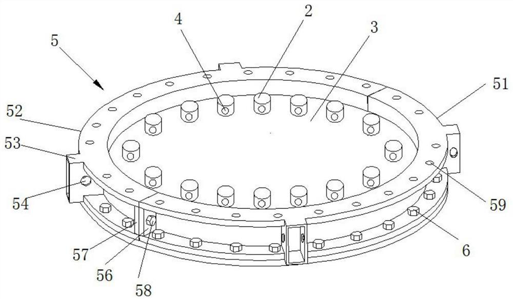 Combined swivel support for bridge construction