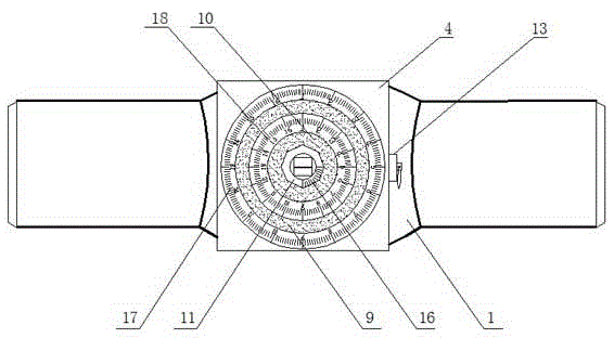 Annular type combined password locking control valve