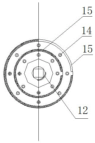 Annular type combined password locking control valve