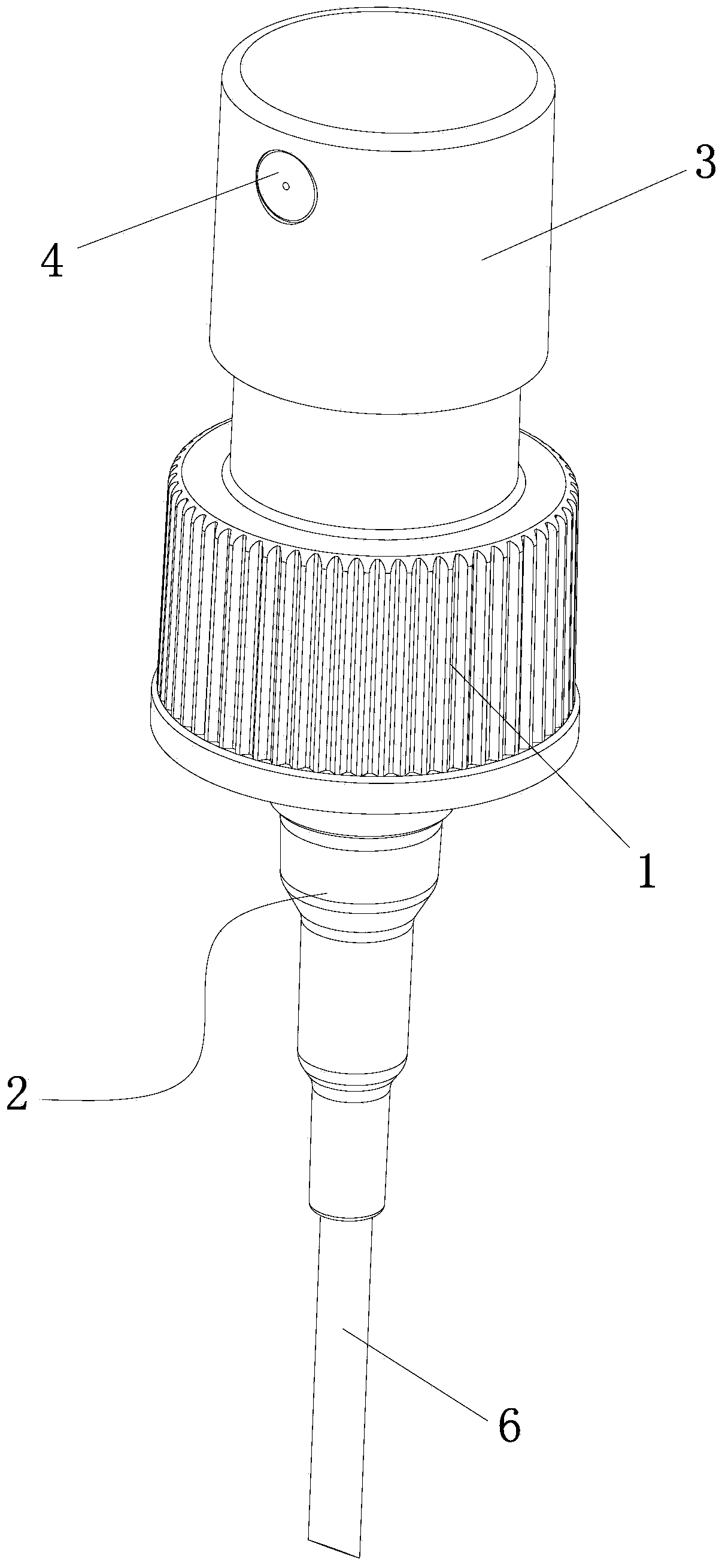 Two-spring atomizing pump with good atomizing effect