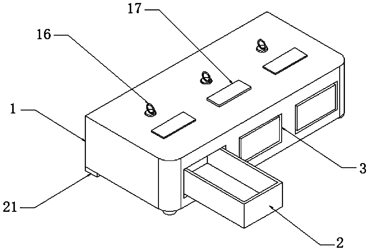 Classified placement device for household appliance remote controller