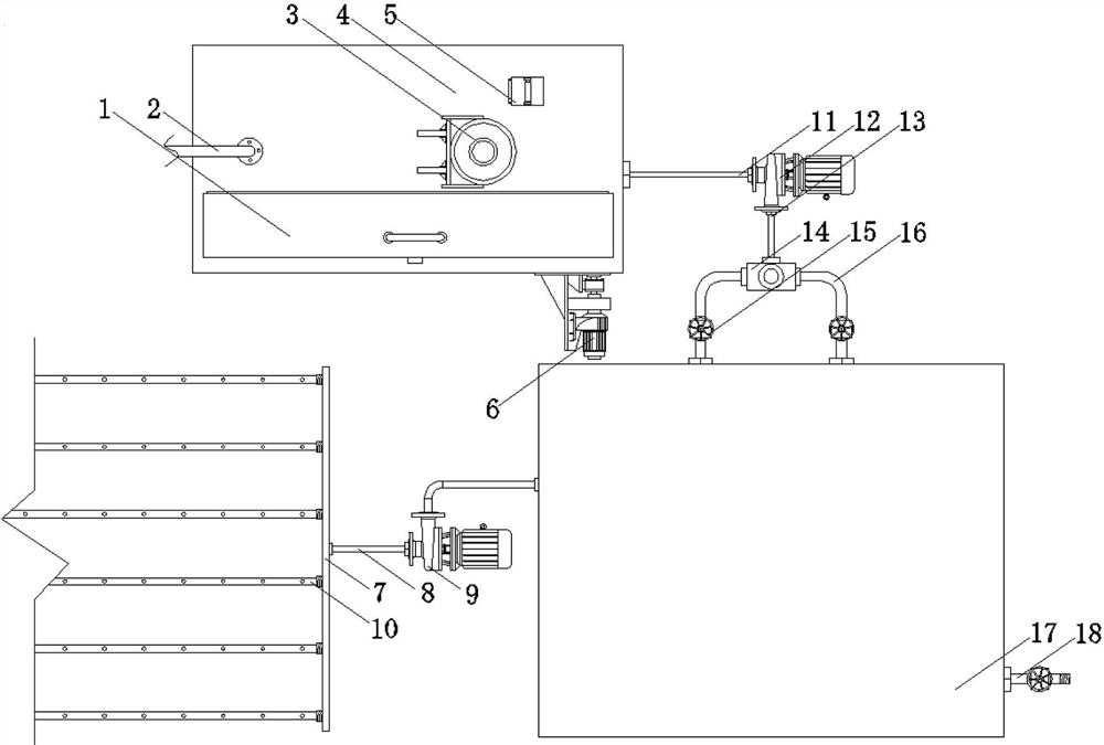 Dropper treatment device for recharging domestic sewage into farmland