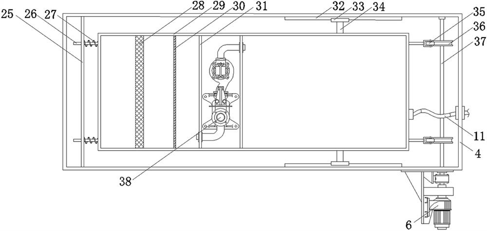 Dropper treatment device for recharging domestic sewage into farmland