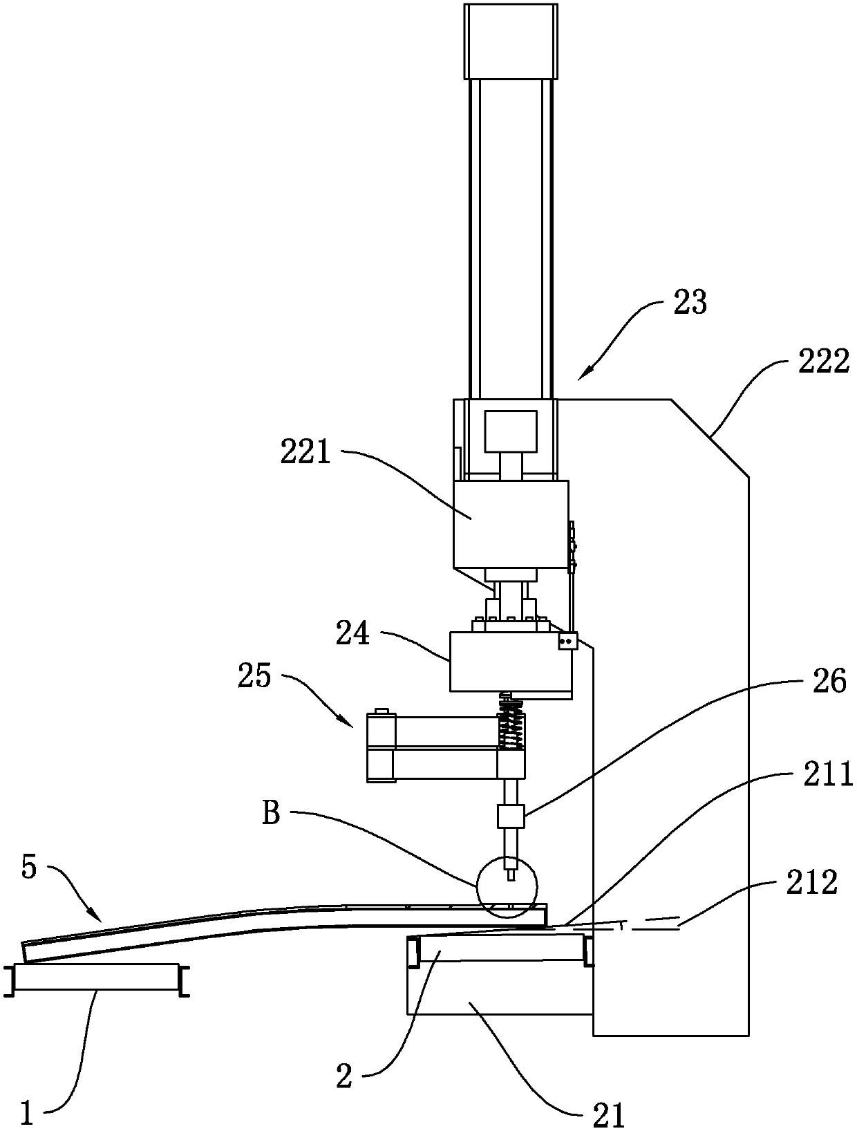 Tuning peg planting equipment of piano sound source