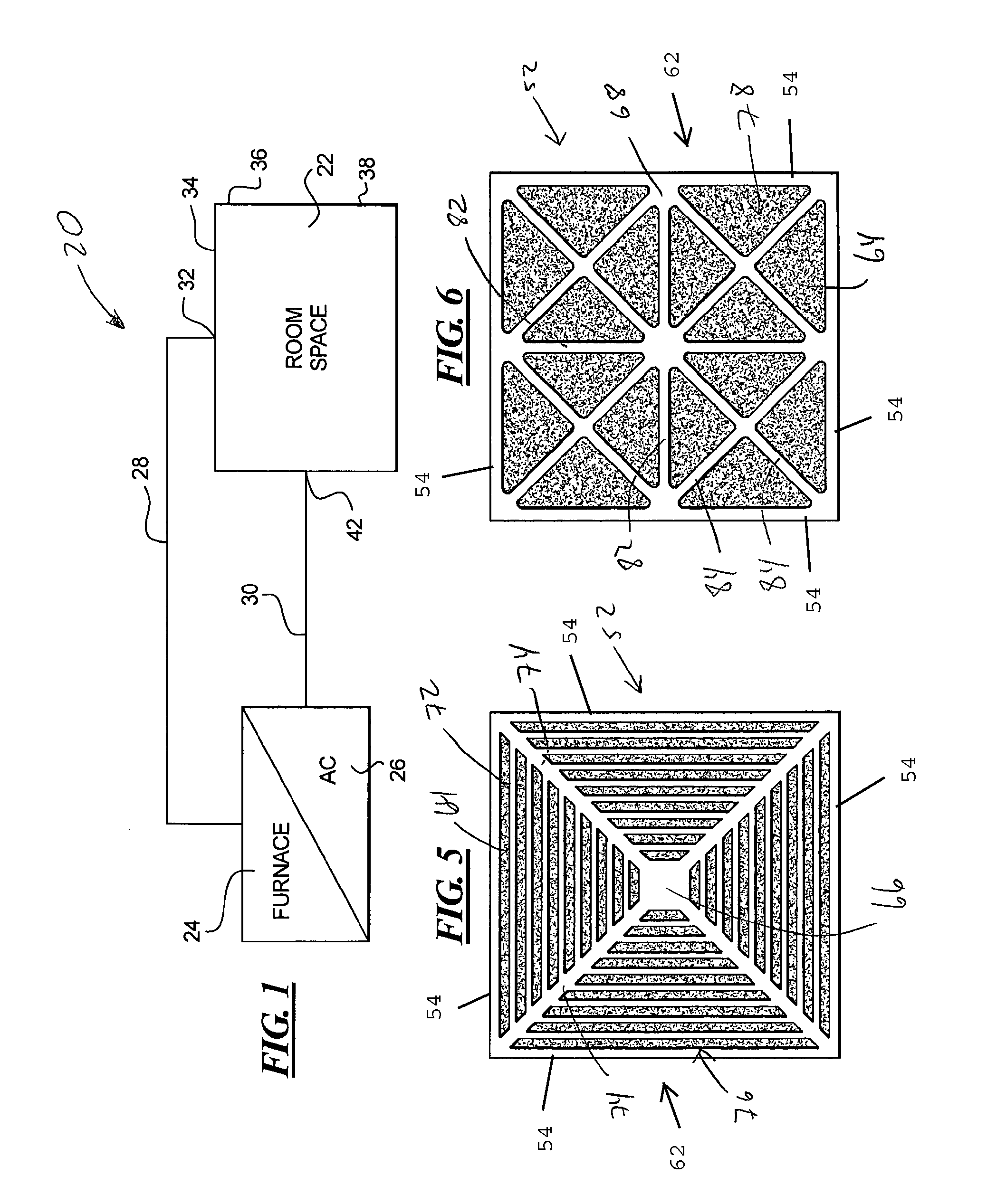 Disposable air filter assembly