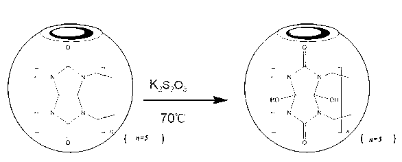 Solid phase microextraction coating of hydroxyl cucurbituril as well as preparation method and application thereof