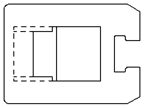 Hole flanging structure applied to car safety airbag production