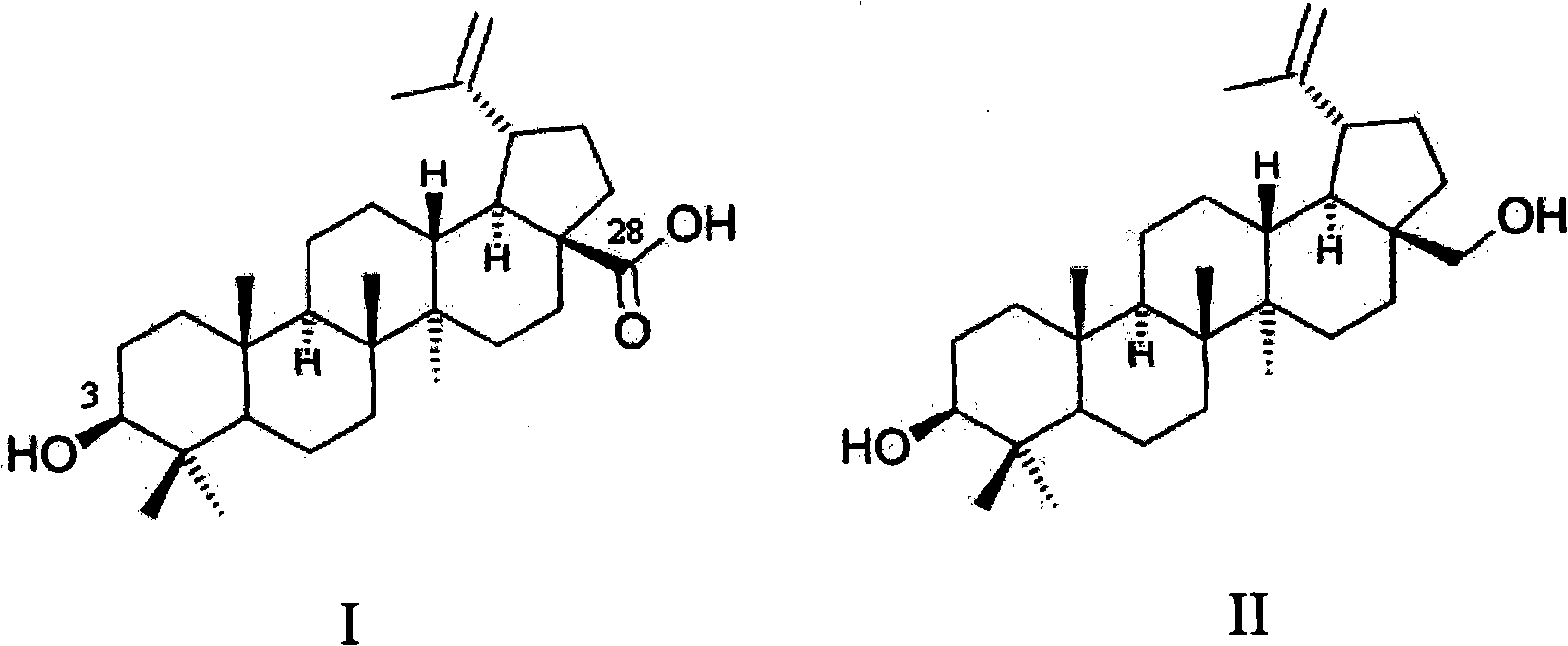 Preparation method for betulinic acid