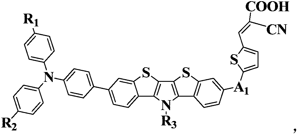 Dibenzodithienopyrrole dyes and their application in dye-sensitized solar cells