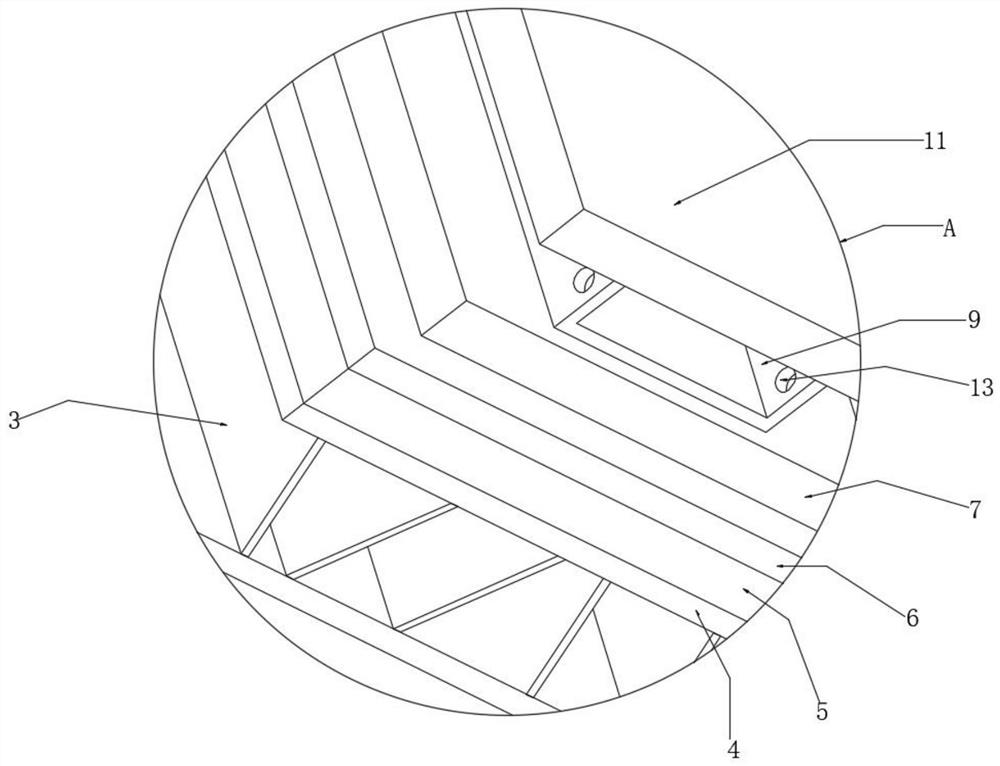 Energy-saving sound-absorbing type building steel structure