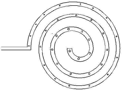 Device system for treating desulfurized wastewater by utilizing fume waste heat of power plant