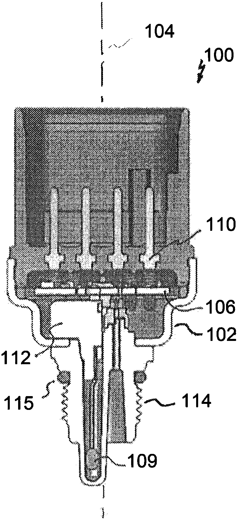 Integrated pressure and temperature sensor