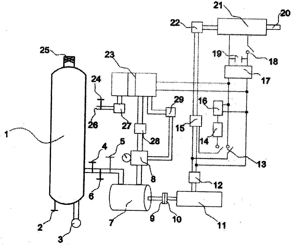 Hydrogen recirculation vehicle clean hybrid system