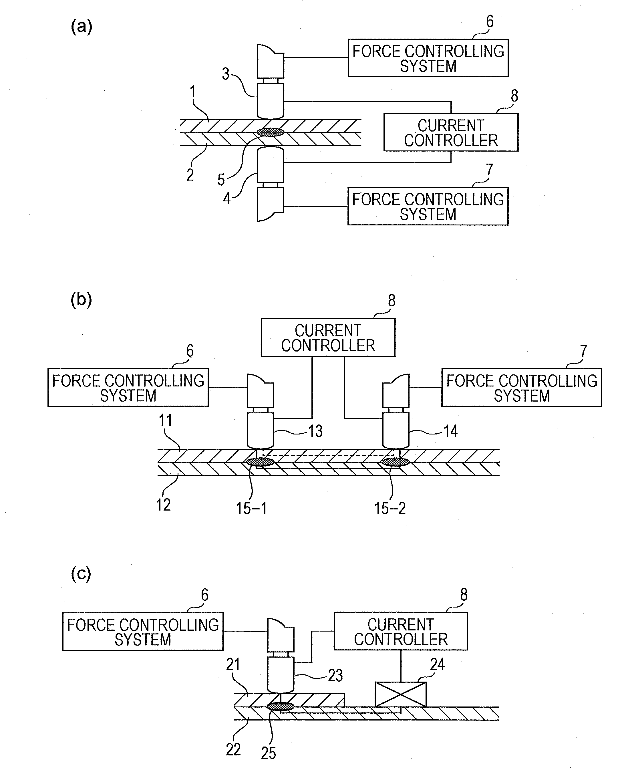 Indirect spot welding apparatus