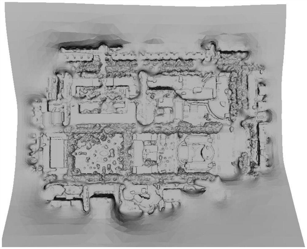 Real-time 3D scene reconstruction method for UAV based on real-time simultaneous positioning and map construction