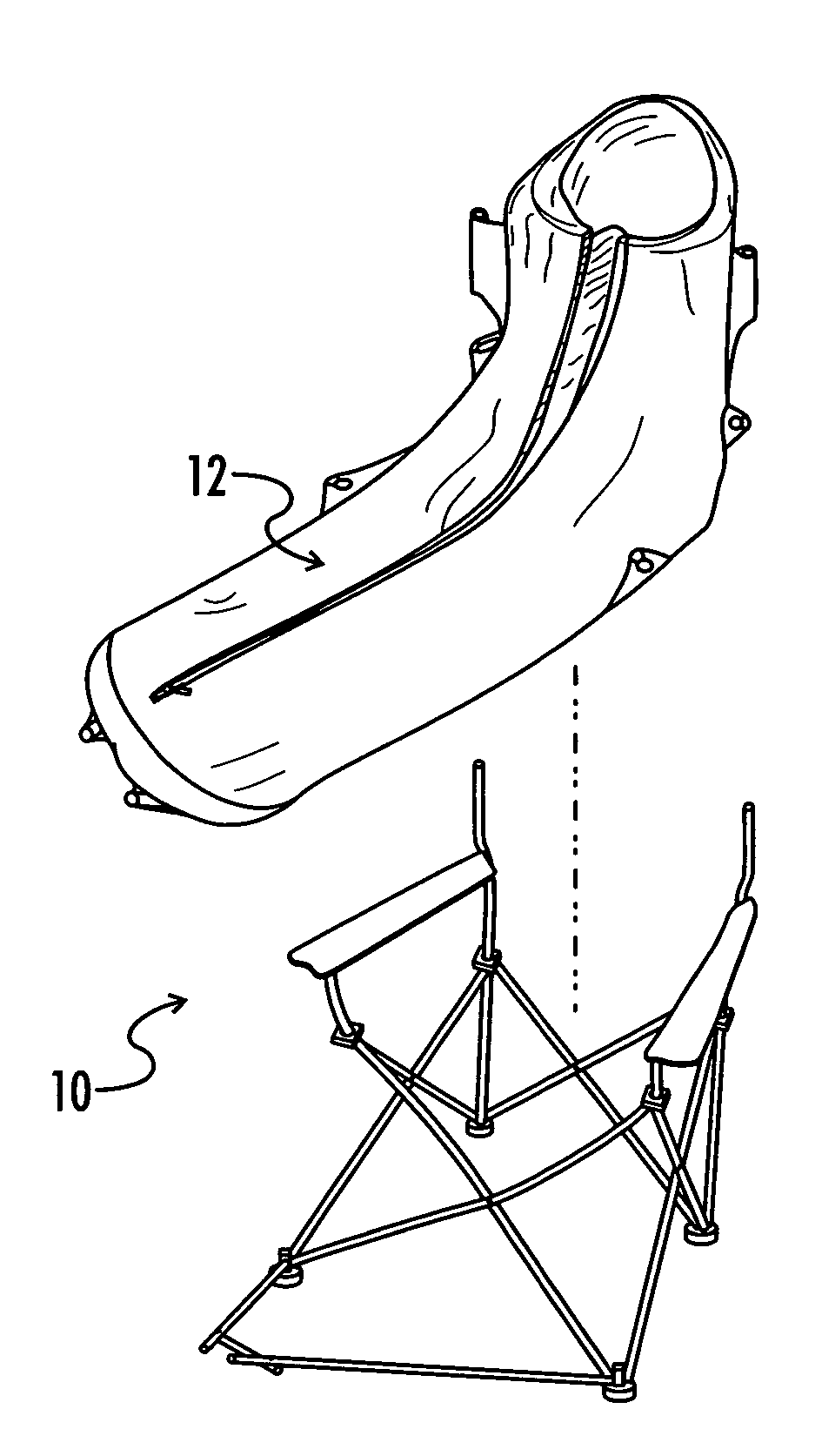 Collapsible inclement weather chair