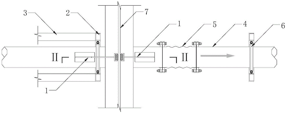 A bracket system for horizontal steel pipes