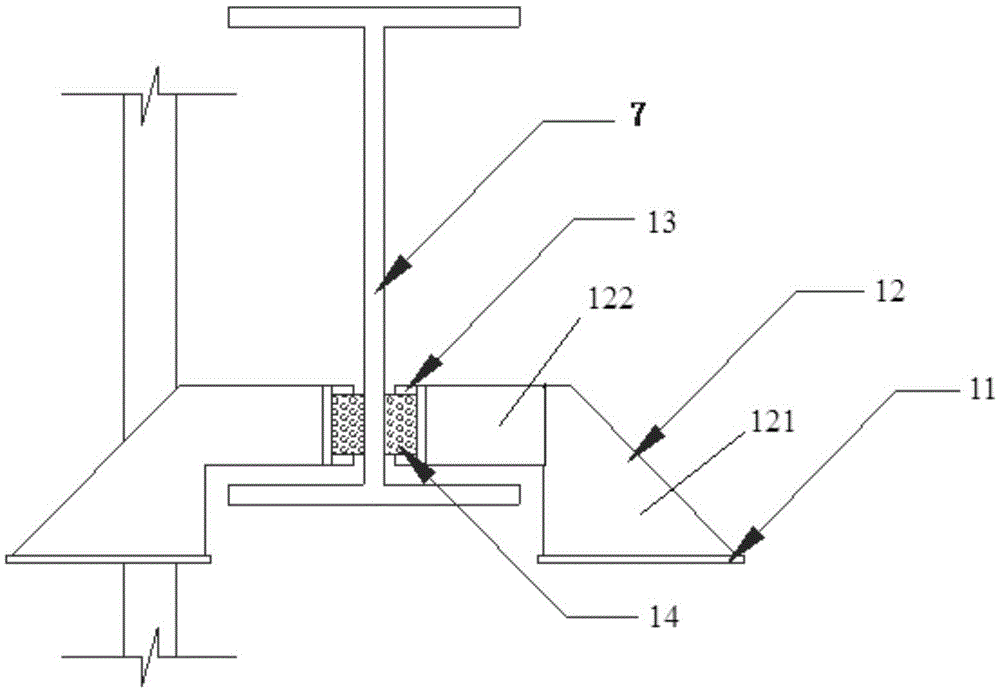 A bracket system for horizontal steel pipes