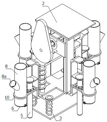 Fermentation treatment equipment for agricultural product processing waste and working method