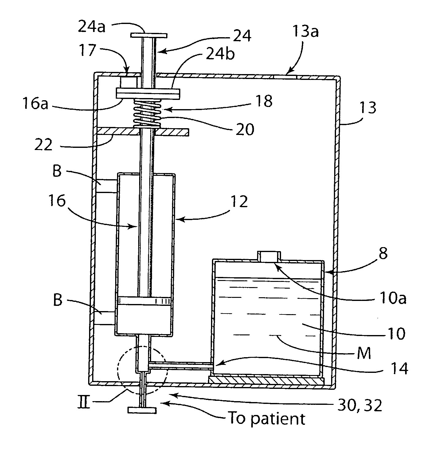 Patient controlled analgesia device