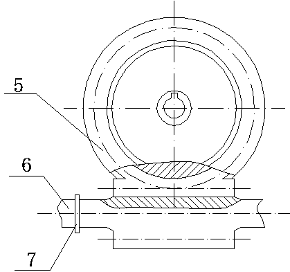 Pressure-controllable worm self-locking type anti-loosing fixture