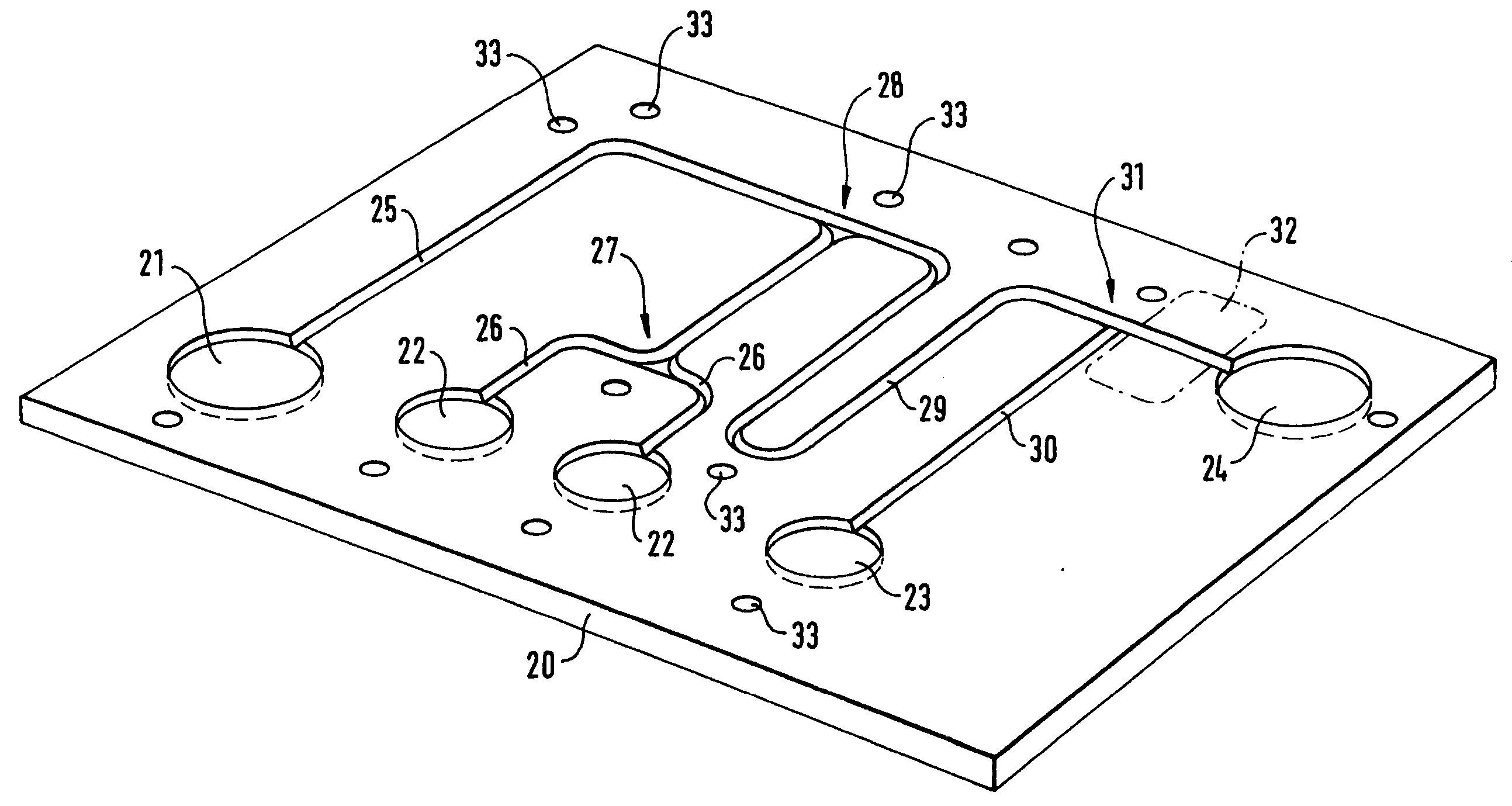 Apparatus for the operation of a microfluidic device